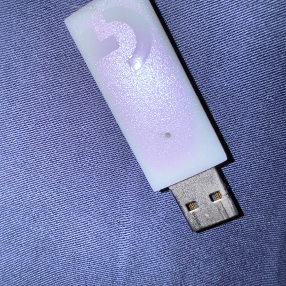 White Gaming Headset with USB Adapter - Picture 3 of 3